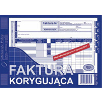 107-3E Faktura VAT korygujca MICHALCZYK&PROKOP A5 80 kartek