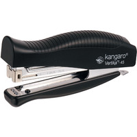 Zszywacz KANGARO Vertika-45+zszywki, zszywa do 30 kartek, blister, czarny