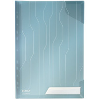 Folder Leitz Combifile, usztywniony, niebieski przezroczty, folia 3 szt., 200 mic., 47280035