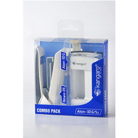 Zestaw zszywacz Nowa-35 + dziurkacz Aion-10G, pude�ko z zawieszk�, bia�y