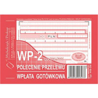 449-5M Polecenie przelewu (1+1), A6 80 kartek, MICHALCZYK&PROKOP