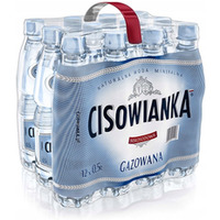 Woda CISOWIANKA 0.5l gazowana zgrzewka 12 szt. KAUCJA