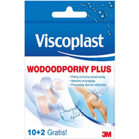Plaster wodoodporny VISCOPLAST Plus, 10szt.+2szt.GRATIS