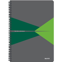 Ko�onotatnik OFFICE A4 kratka zielony 46471055 LEITZ