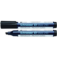 Marker sucho�cieralny Maxx 293 czarny �ci�ta ko�c�wka SCHNEIDER 129301