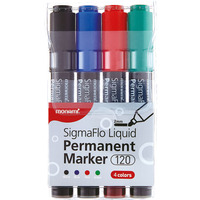 Marker permanentny SigmaFlo B 120 4 kol. 160-2449 MonAmi