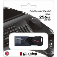 Pami�� Pendrive KINGSTON 256GB USB 3.2 Data Traveler Exodia Onyx