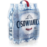 Woda CISOWIANKA 1.5l gazowana zgrzewka 6 szt. KAUCJA