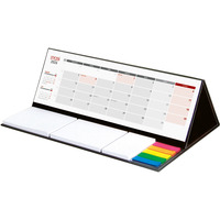 Kalendarz z notesem MAXI miesi�czny KB062B czarny 2026 WOKӣ NAS