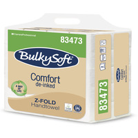 BulkySoft Comfort de-inked, celuloza z recyklingu, r�cznik papierowy, ZZ, 3 panelowy, 2W, 4x21, 5cm, bia�y, 3000 listk�w, 83473