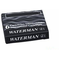 Naboje INTERNATIONAL (6 szt) czarny S0110940 WATERMAN