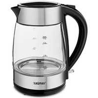 Czajnik elektryczny szklany ZELMER 1.7L srebrny 2200W ZCK8011