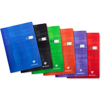 Zeszyt A4 60 kartek, w linie, papier 90g, mix kolor�w CLAIREFONTAINE 63155AMXC