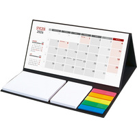 Kalendarz z notesem miesi�czny klejony KB064B czarny 2026 WOKӣ NAS