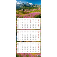 Kalendarz tr�jdzielny ekonomiczny KS045B G�RY 2026 WOKӣ NAS