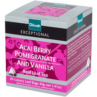 Herbata DILMAH Exceptional jagoda acai, granat i wanilia 20kopert czarna