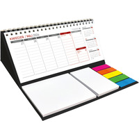 Kalendarz z notesem tygodniowy spiralowany KB044B czarny 2026 WOKӣ NAS