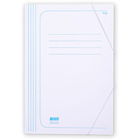 Teczka na gumk� bia�a A4 bia�y 320-350g [mm:] 320x220 Bigo (25 sztuk) (0006) 16377