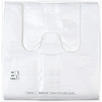 Reklam�wka SARANTIS, HDPE, �rednia, 30/8/55 cm, 11 mikr., 200 szt., bia�a