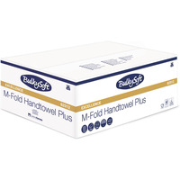BulkySoft Premium r�cznik papierowy sk�adany classic typu M-Fold ULTRA 4 panelowy, 2W, bia�y 3125 szt./kart. 82312