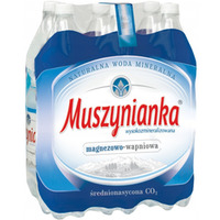 Woda MUSZYNIANKA 1.5L �rednionasycona CO2 zgrzewka 6 szt. KAUCJA