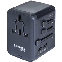 Adapter podr�ny DONAU TRAVEL 521, czarny