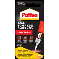 Klej uniwersalny SUPER PATTEX S.O.S., Ocean, 3g, transparentny