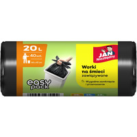 Worki na �mieci JAN NIEZB�DNY HD Easy-Pack, 20l, 40szt., czarne