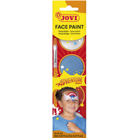 Farby do malowania twarzy JOVI Adventure, 3x8ml, z p�dzelkiem i g�bk�, mix kolor�w