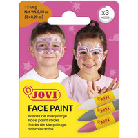 Kredki do malowania twarzy JOVI Fantasy, 3x5, 6g, 3 szt., mix kolor�w
