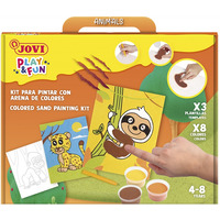 Zestaw do malowania piaskiem JOVI Play&Fun, zwierz�ta