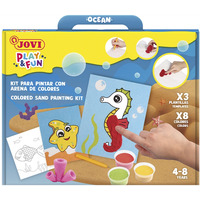 Zestaw do malowania piaskiem JOVI Play&Fun, ocean