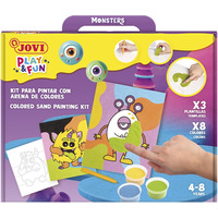 Zestaw do malowania piaskiem JOVI Play&Fun, potwory
