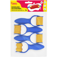 Wa�ki do mas plastycznych JOVI, 4 szt., mix kszta�t�w, mix kolor�w
