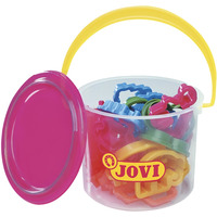 Wiaderko z foremkami do plasteliny JOVI, 24 szt., mix kolor�w