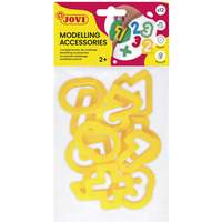 Akcesoria do modelowania JOVI Cyferki, 12 szt., ��te