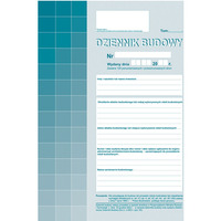 603-2Z Dziennik budowy 120stron A4 Michalczyk i Prokop