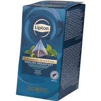 Herbata LIPTON PIRAMID ENGLISH BREAKFAST Exclusive Selection 25 kopert
