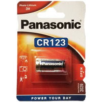 Bateria litowa 3V CR123A PANASONIC