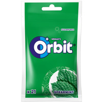 Guma do �ucia ORBIT, spearmint, 29g