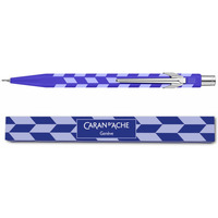 O��wek mechaniczny CARAN D'ACHE 844 Mosaic, 0, 5mm, w pude�ku, royal blue