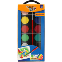 (WYCOFANE)Farby akwarelowe 12 kolor�w BIC 947708