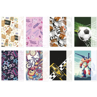 Zeszyt szkolny GIMBOO, A5, w kratk�, 32 kart., 70gsm, mix wzor�w