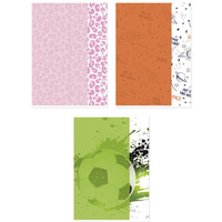 Zeszyt szkolny GIMBOO, A4, w kratk�, 60 kart., 70gsm, mix wzor�w