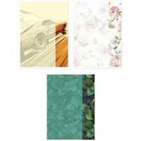 Zeszyt szkolny GIMBOO, A4, w linie, 60 kart., 70gsm, mix wzor�w