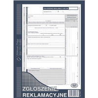 601-1 Zgoszenie reklamacji MICHALCZYK&PROKOP A4 40 kartek