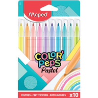 Flamastry COLORPEPS PASTEL 10 szt. Maped 845469