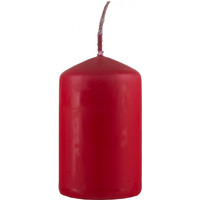 �wieca s�upek DONAU HOME Spiced Christmas, 40x70mm, 4 szt., ciastka korzenne, czerwony