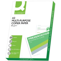 Papier ksero Q-CONNECT, A3, klasa B, 161CIE, 500ark