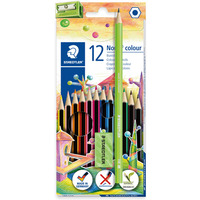 Kredki szkolne Noris Colour, 12 kol. + owek + gumka + temperwka, Staedtler S 185 C12 SET6